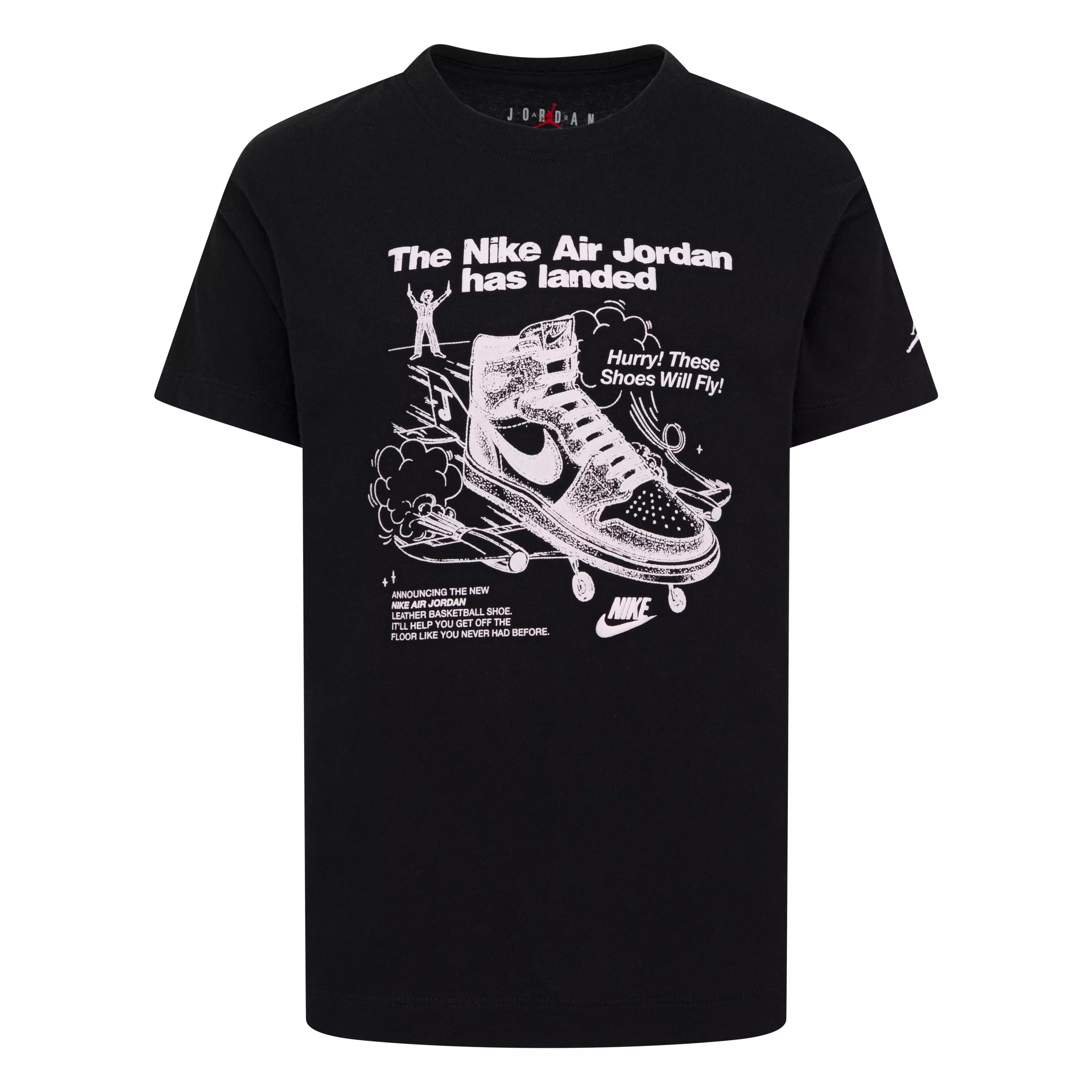 Jordan Big Girls Oversized Graphic Tee Black | Hibbett